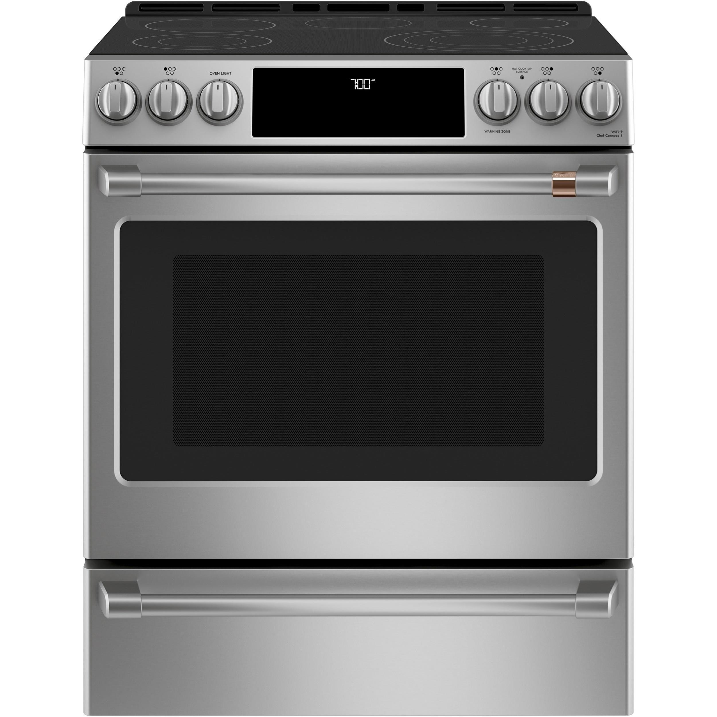 GE Appliances CES700P2MS1 Cafe´™ 30" Smart SlideIn, FrontControl